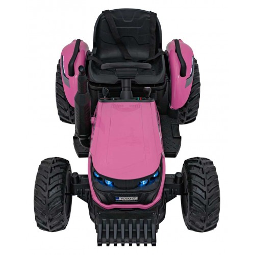 Vozidlo Traktor GROW 1804 Růžový