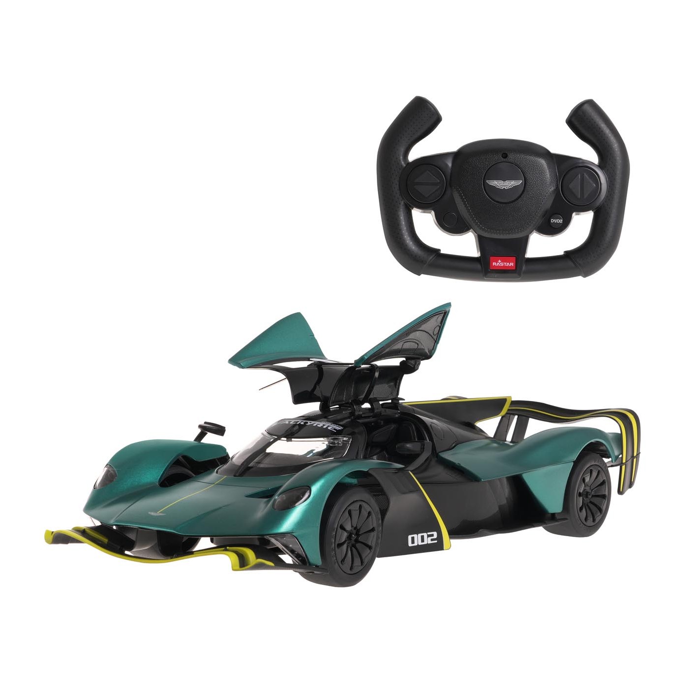 R/C 1:14 Aston Martin Valkyrie AMR Pro tmavě zelená RASTAR
