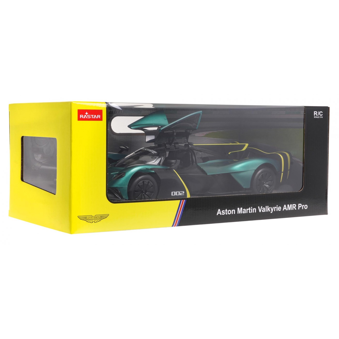 R/C 1:14 Aston Martin Valkyrie AMR Pro tmavě zelená RASTAR