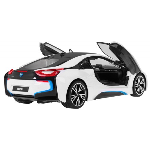 Autíčko R C BMW i8 Bílé otevřené dveře 1 14 RASTAR