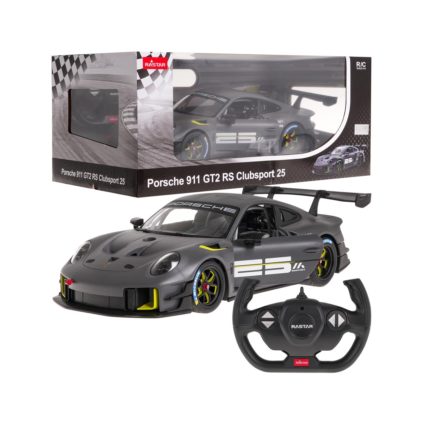 R/C 1:14 Porsche 911 GT2 RS Clubsport 25 RASTAR