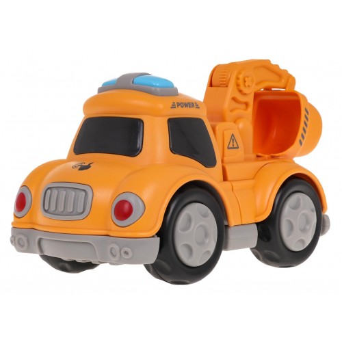 Stavební autobagr s magnety