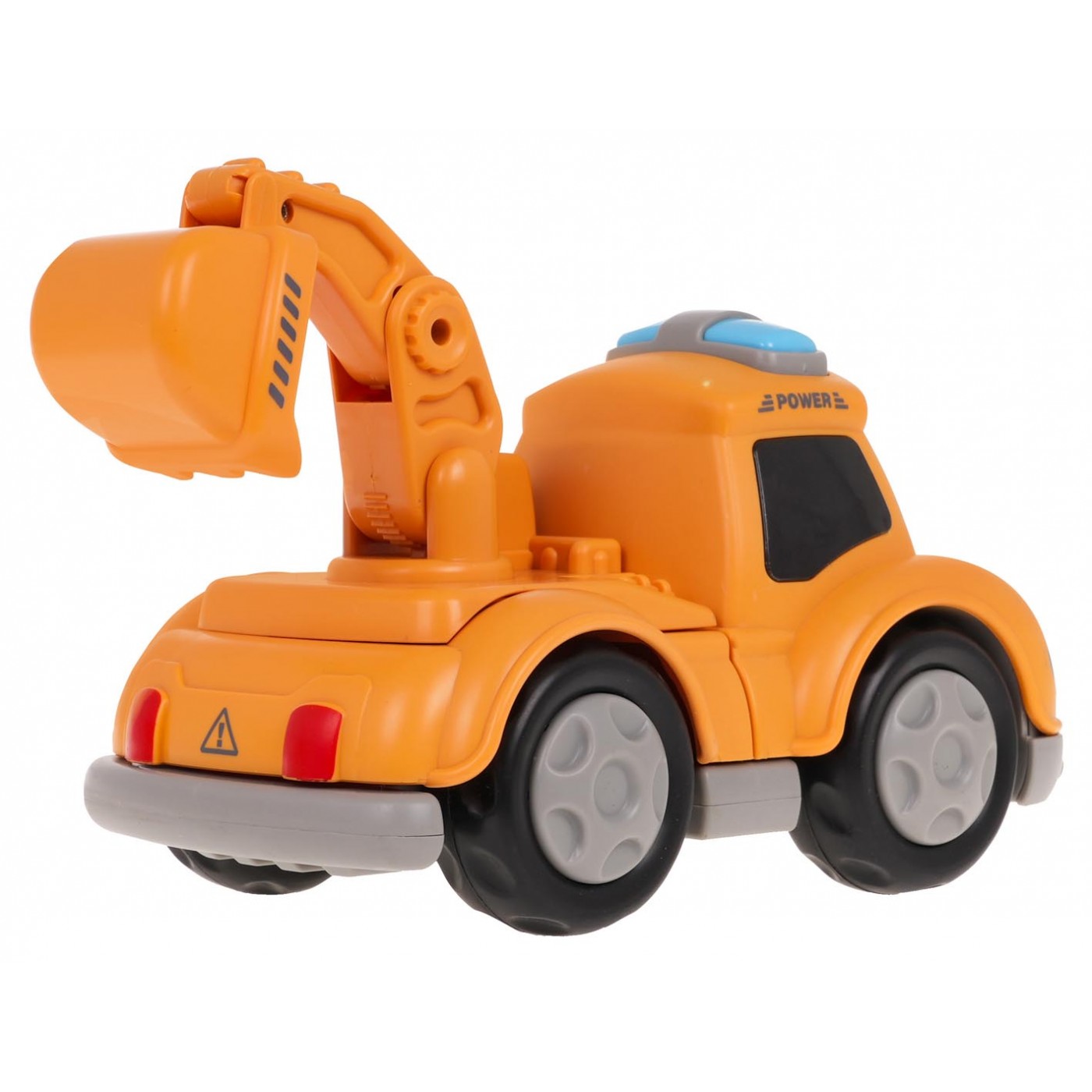 Stavební autobagr s magnety