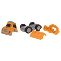 Stavební autobagr s magnety