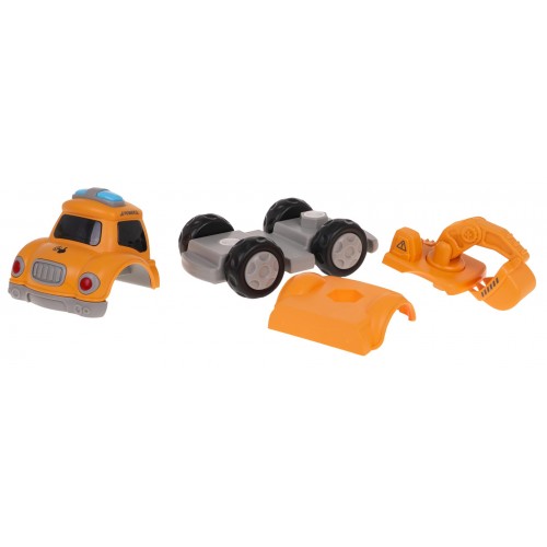 Stavební autobagr s magnety