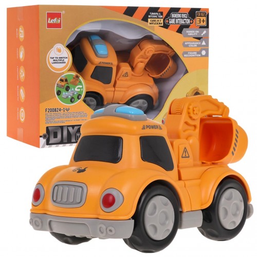 Stavební autobagr s magnety