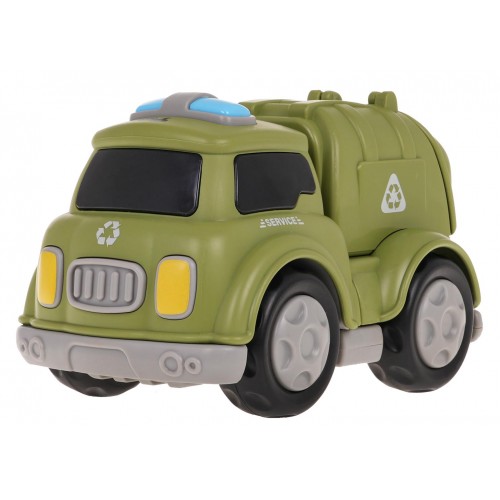 Popelářské auto s magnety