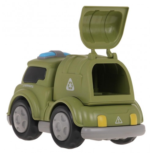 Popelářské auto s magnety