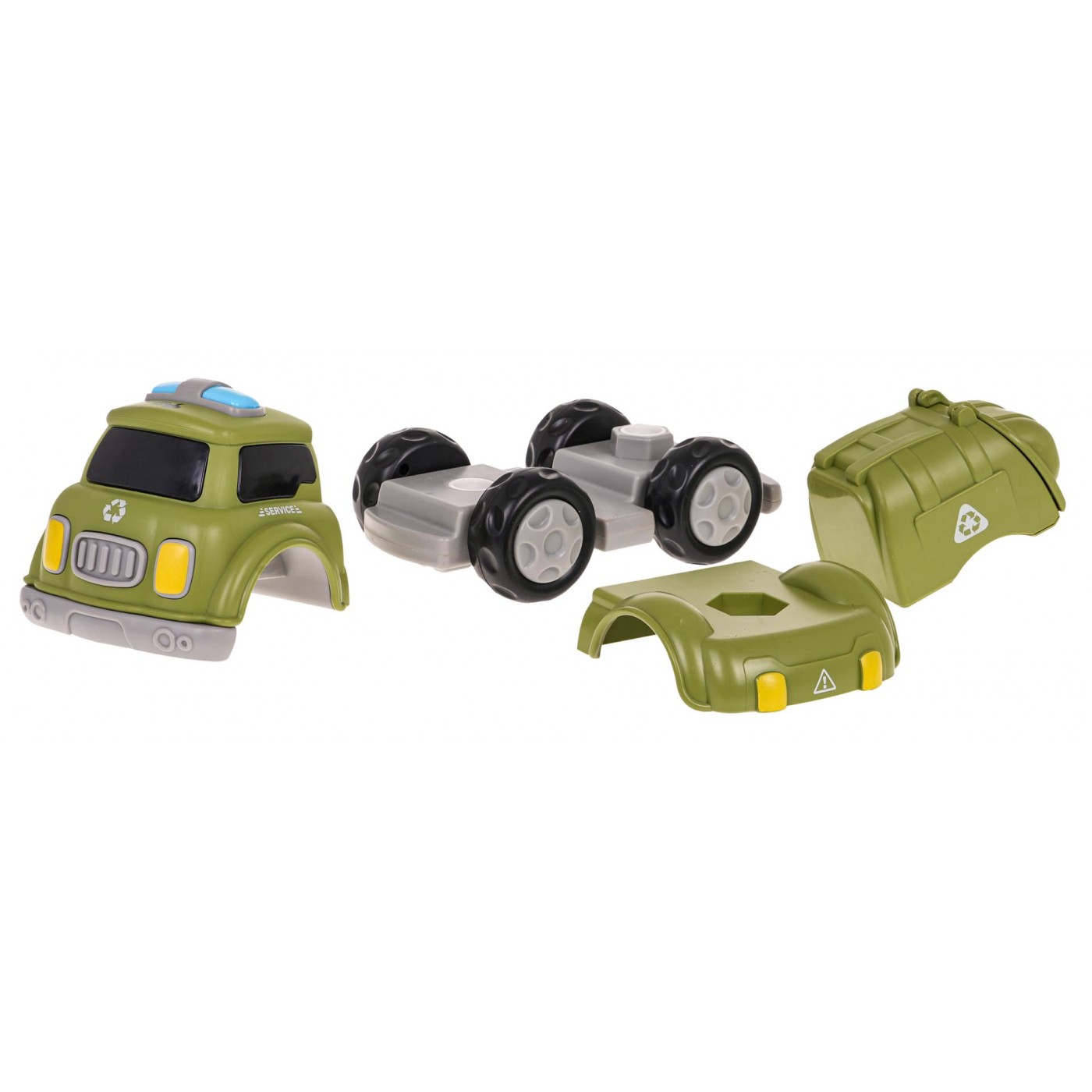 Popelářské auto s magnety