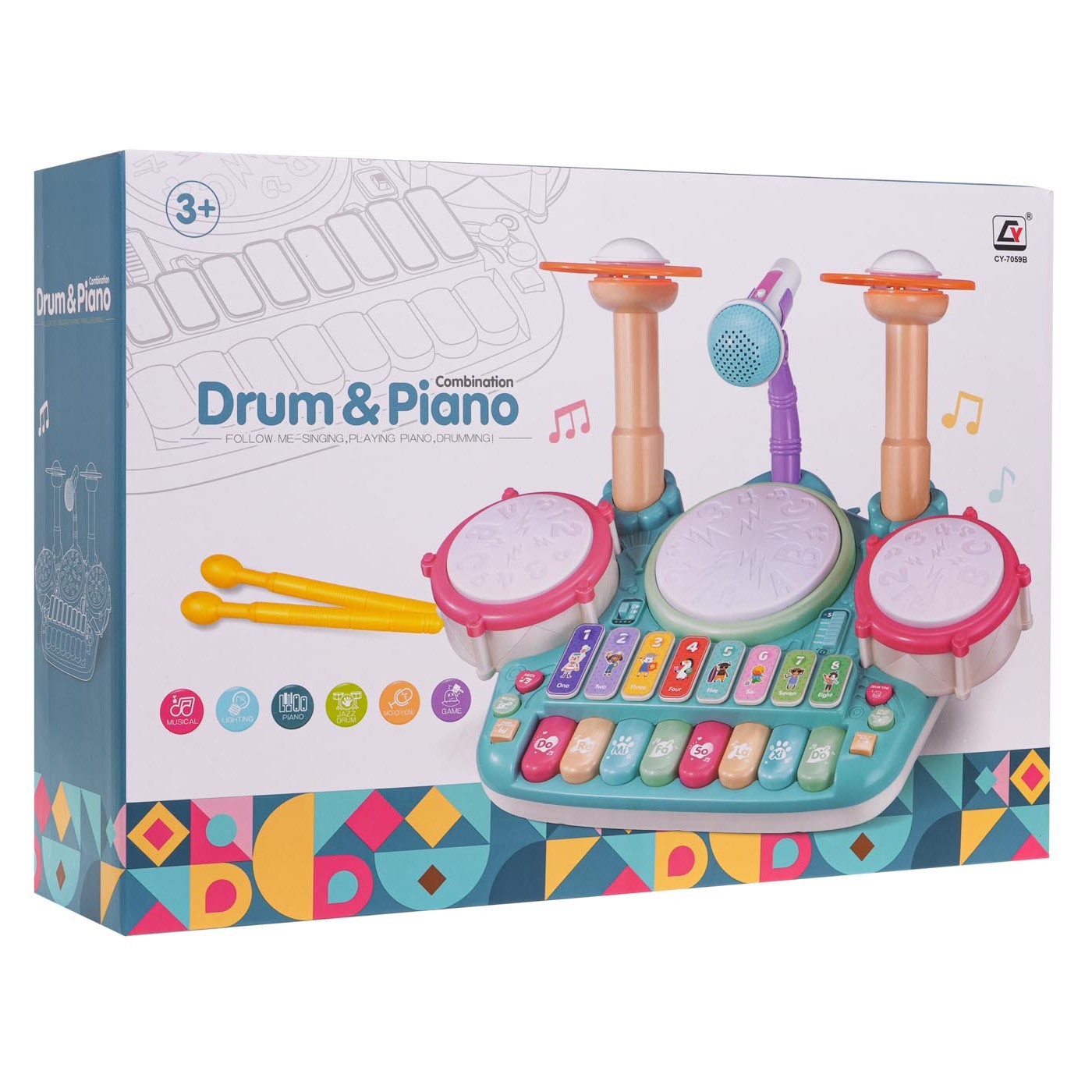 Hudební sada Bicí + Piano