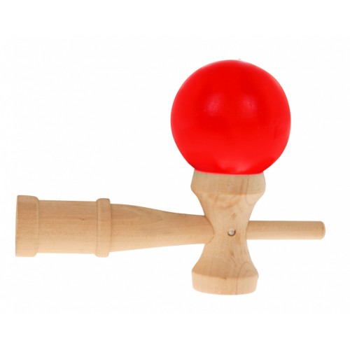 Umělecká kendama hra pro děti 3+ a dospělé dřevěná hračka + červený míč