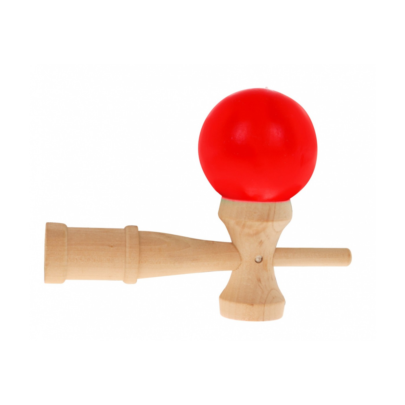 Umělecká kendama hra pro děti 3+ a dospělé dřevěná hračka + červený míč