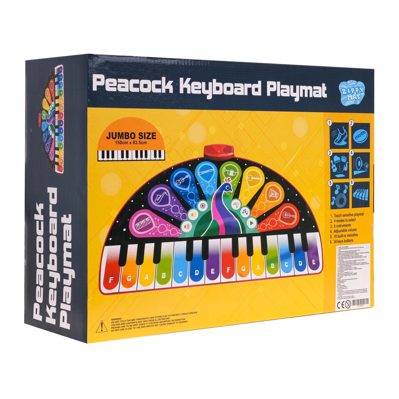 Muzikální klávesnice hudební tlapa