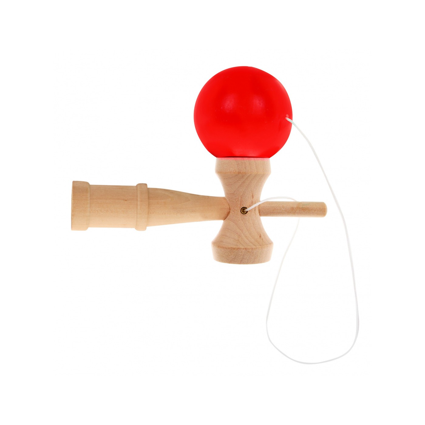 Umělecká kendama hra pro děti 3+ a dospělé dřevěná hračka + červený míč