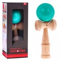 Rustikální kendama hra pro děti 3+ a dospělé dřevěná hračka + zelený míč