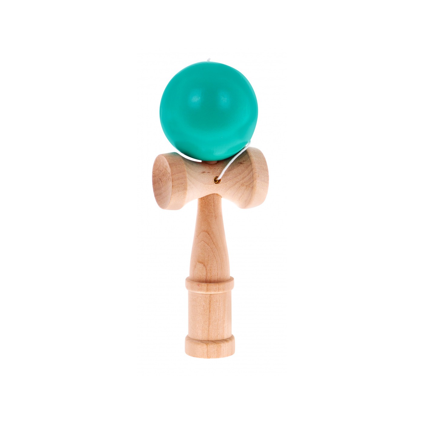 Rustikální kendama hra pro děti 3+ a dospělé dřevěná hračka + zelený míč