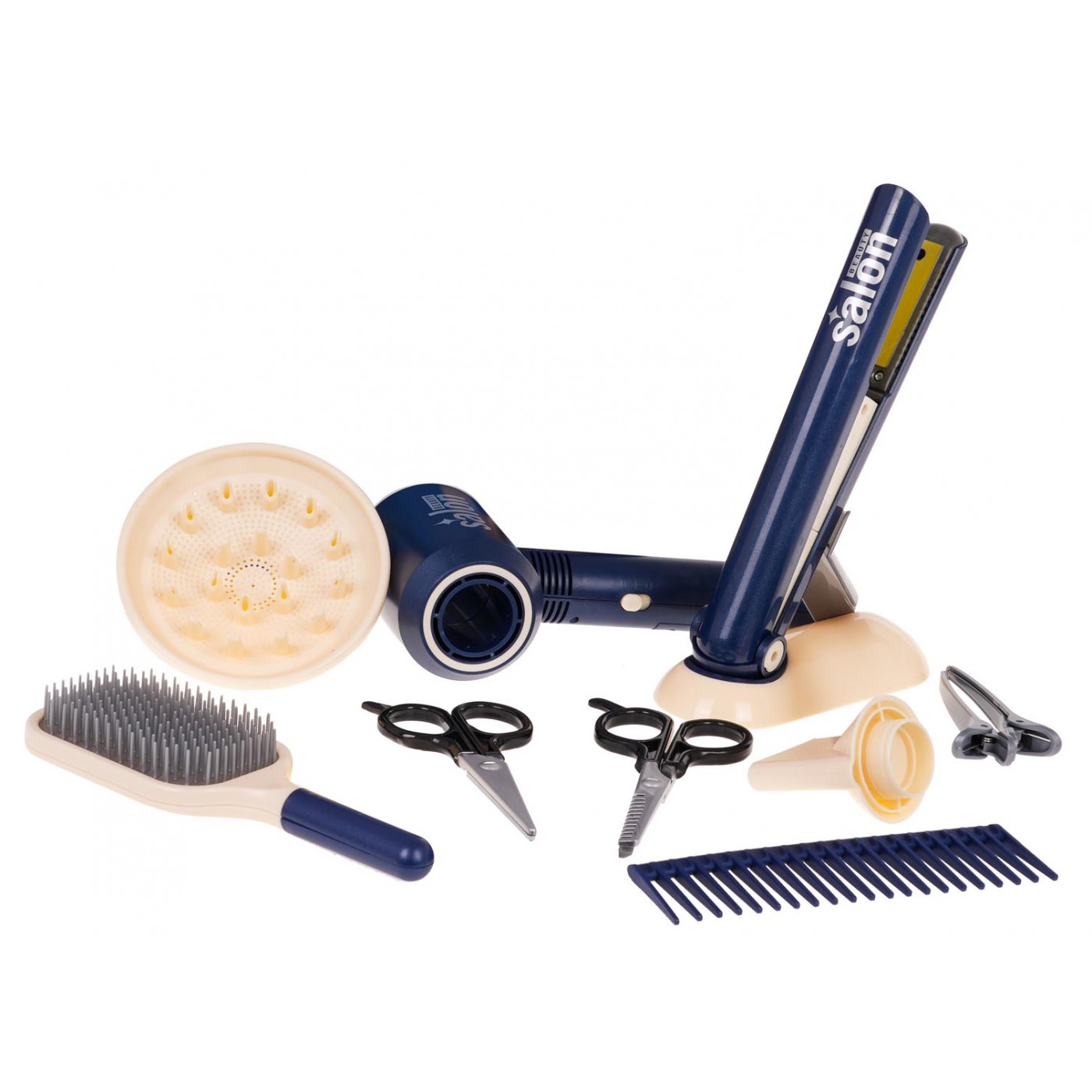 Set pro malého kadeřníka Modrá + doplňky