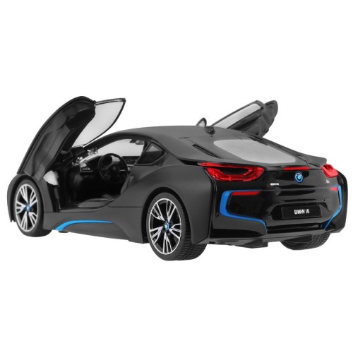 BMW i8 černé RASTAR model 1:14 Auto na dálkové ovládání + 2,4 GHz dálkové ovládání