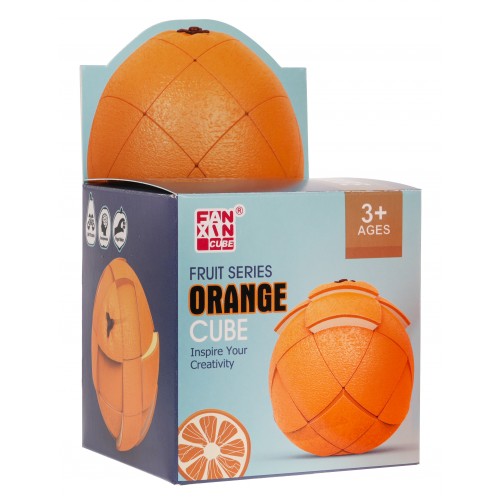 Oranžová puzzle kostka