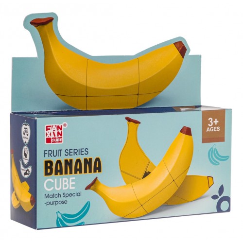 Banánová puzzle kostka