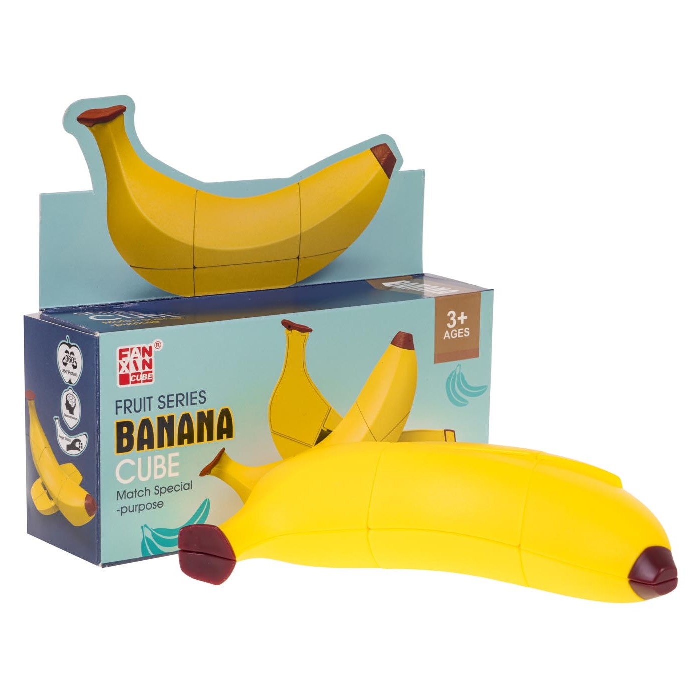 Banánová puzzle kostka