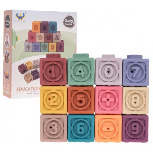 Sada Sensory Cubes Numbers 12 kusů.