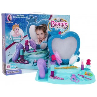 Beauty Fashion Blue Toaletní stolek + doplňky