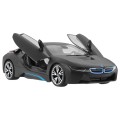 BMW i8 černé RASTAR model 1:14 Auto na dálkové ovládání + 2,4 GHz dálkové ovládání