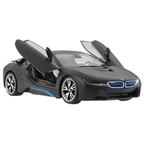 BMW i8 černé RASTAR model 1:14 Auto na dálkové ovládání + 2,4 GHz dálkové ovládání