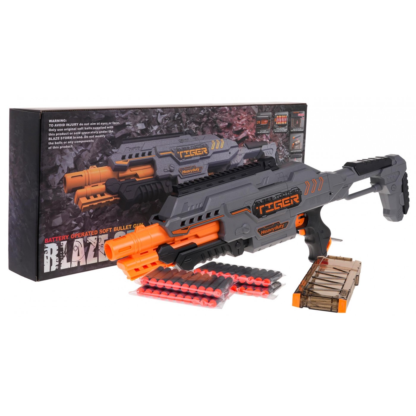 Blaze Storm Bullet Rifle šedá