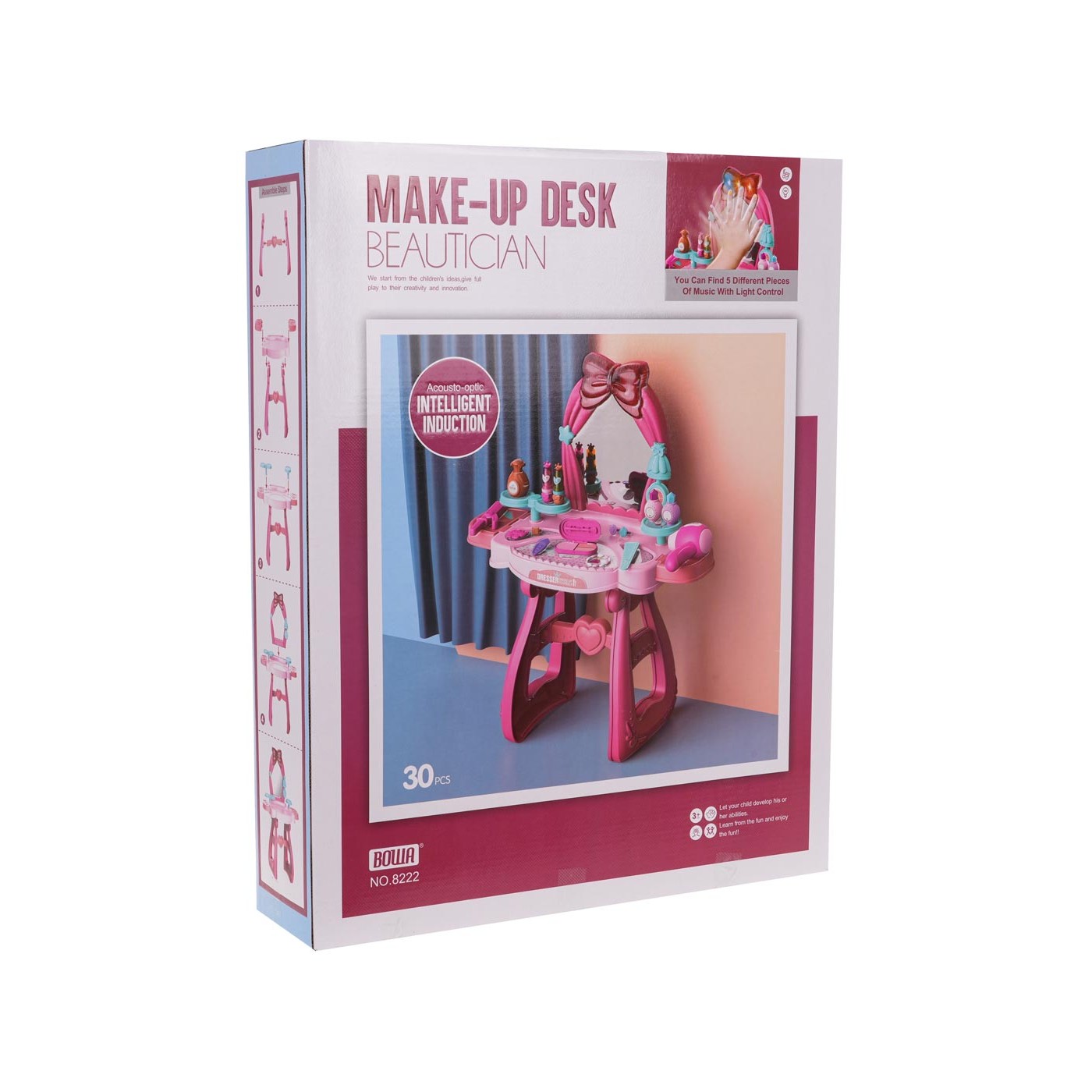 Toaletní stolek pro princeznu 30 kusů.