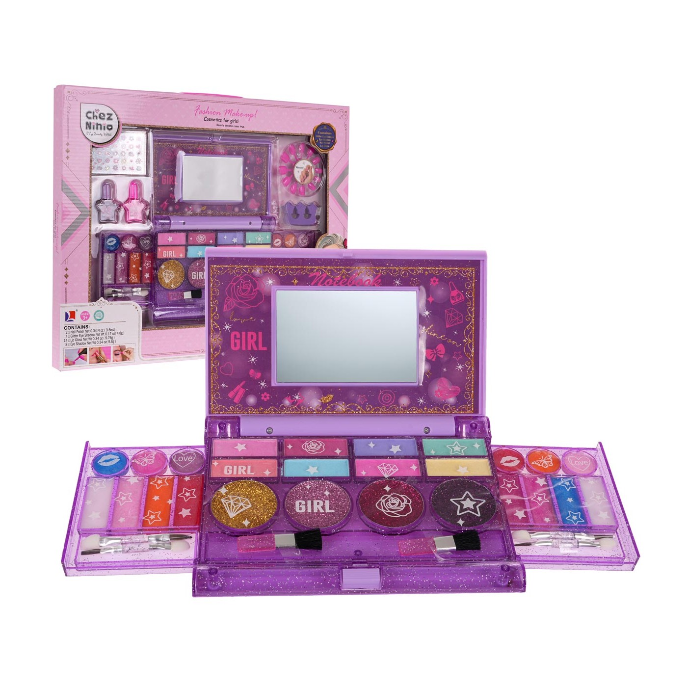 Make-up Kit se zrcadlem