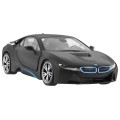 BMW i8 černé RASTAR model 1:14 Auto na dálkové ovládání + 2,4 GHz dálkové ovládání
