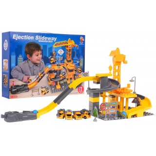 Staveniště s vozidly + příslušenstvím