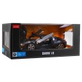 BMW i8 černé RASTAR model 1:14 Auto na dálkové ovládání + 2,4 GHz dálkové ovládání