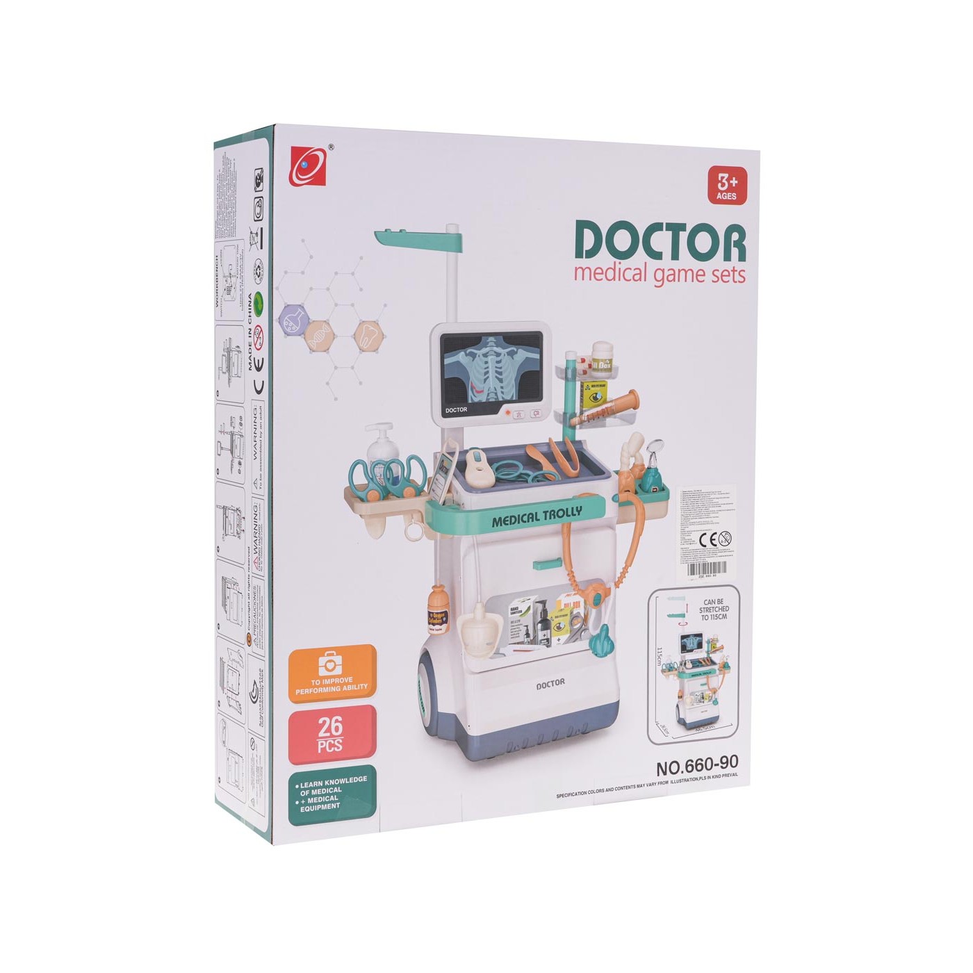 Sada doktora EKG + příslušenství