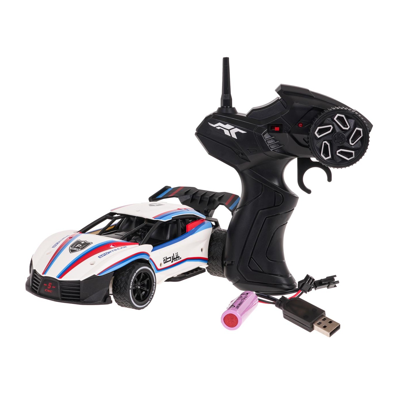 Metal Speed ​​Car 1:20 R/C White