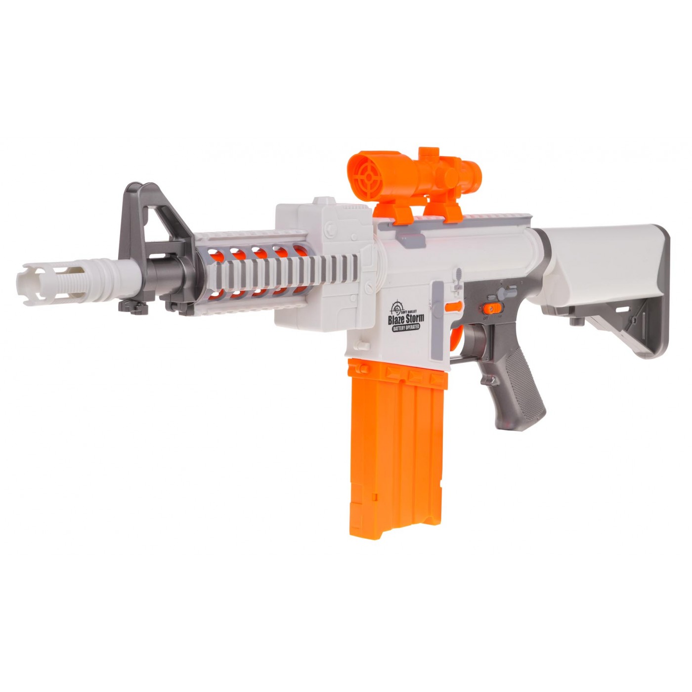 Blaze Storm Bullet Rifle bílá