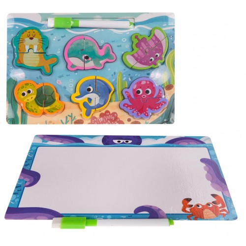 Dřevěná deska + Ocean Puzzle