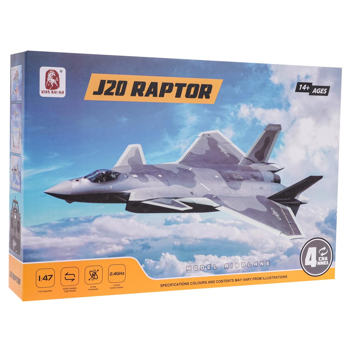 RAPTOR-J20 R/C stíhací letoun