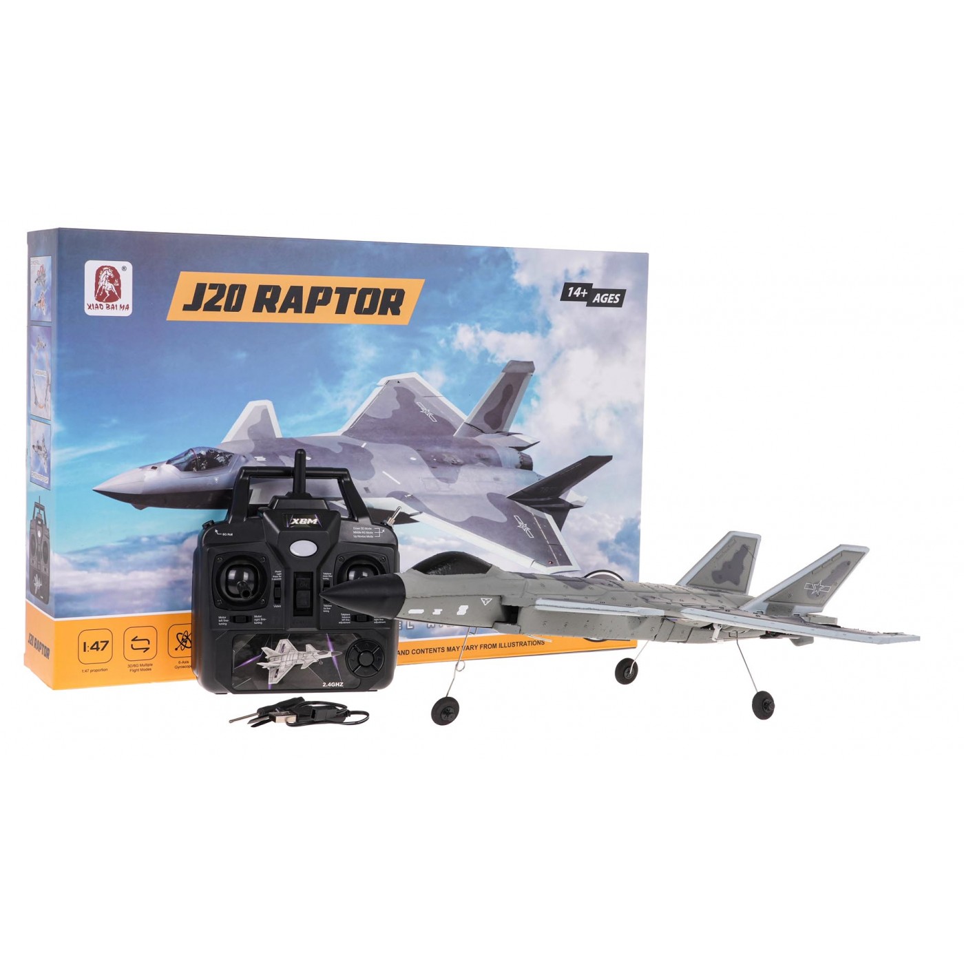 RAPTOR-J20 R/C stíhací letoun