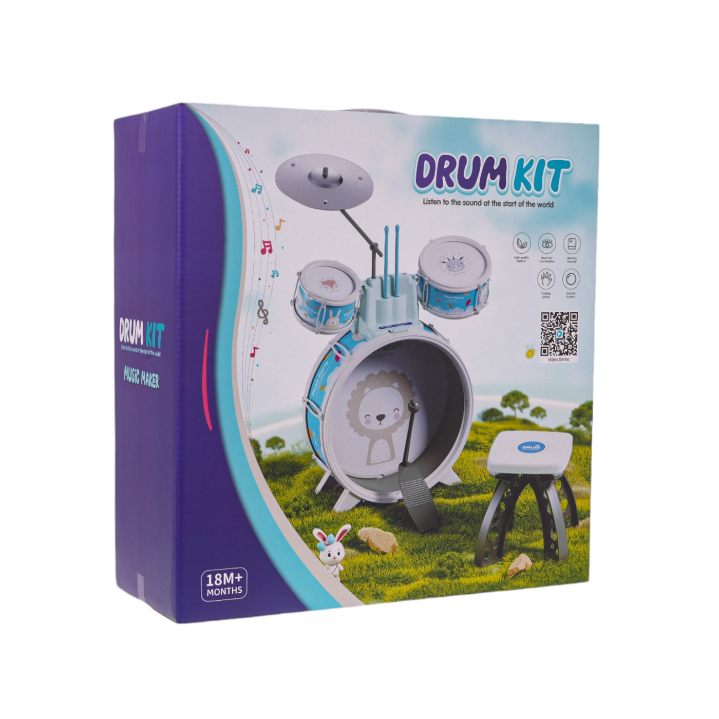 Bicí pro nejmladší Musical Lion Blue