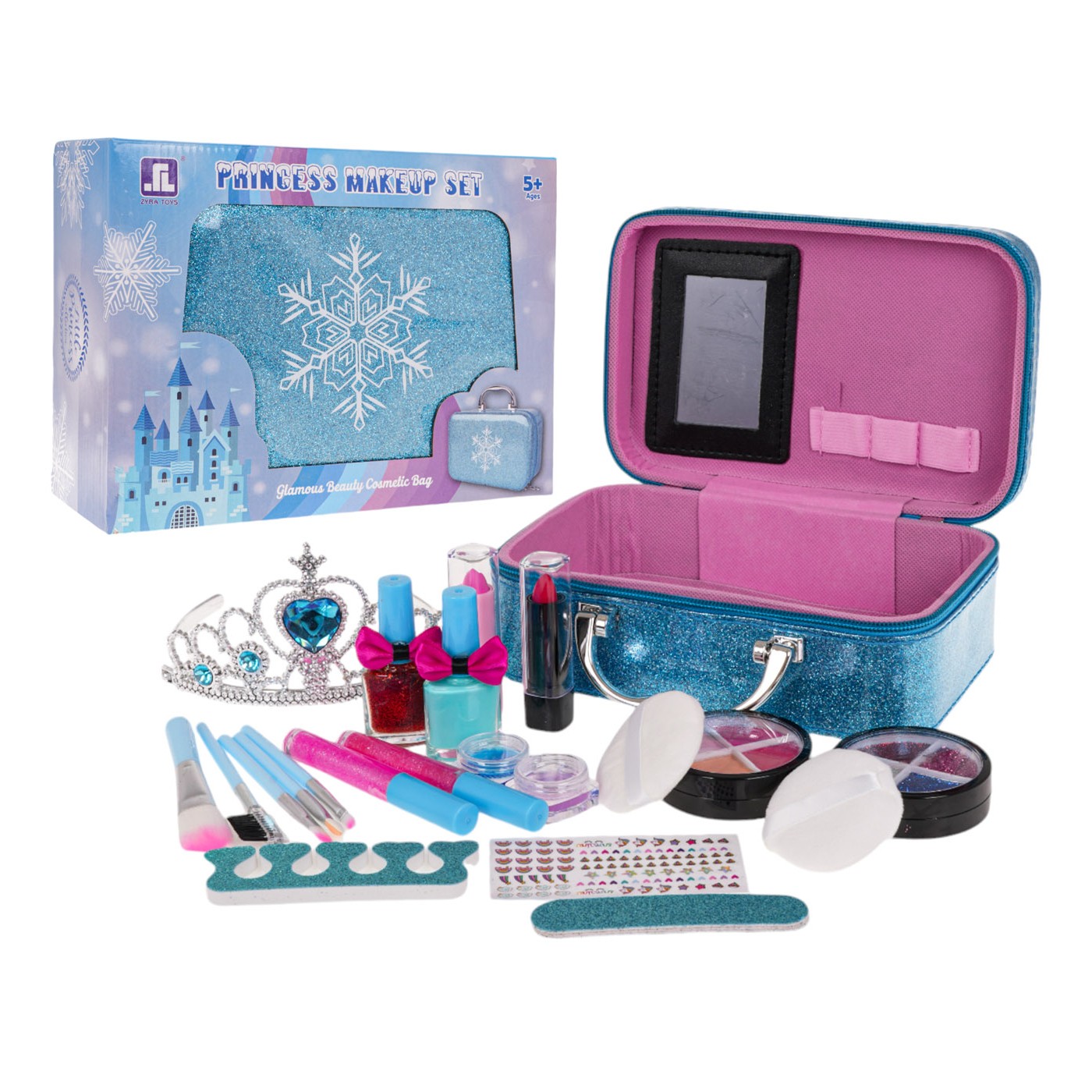 Sada make-upu Snow Princess s kufrem