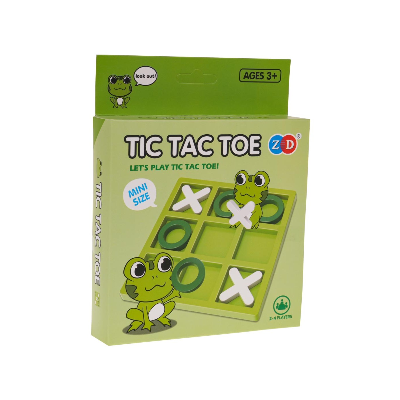 Tic Tac Toe Logická hra Verze Frog
