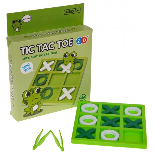 Tic Tac Toe Logická hra Verze Frog