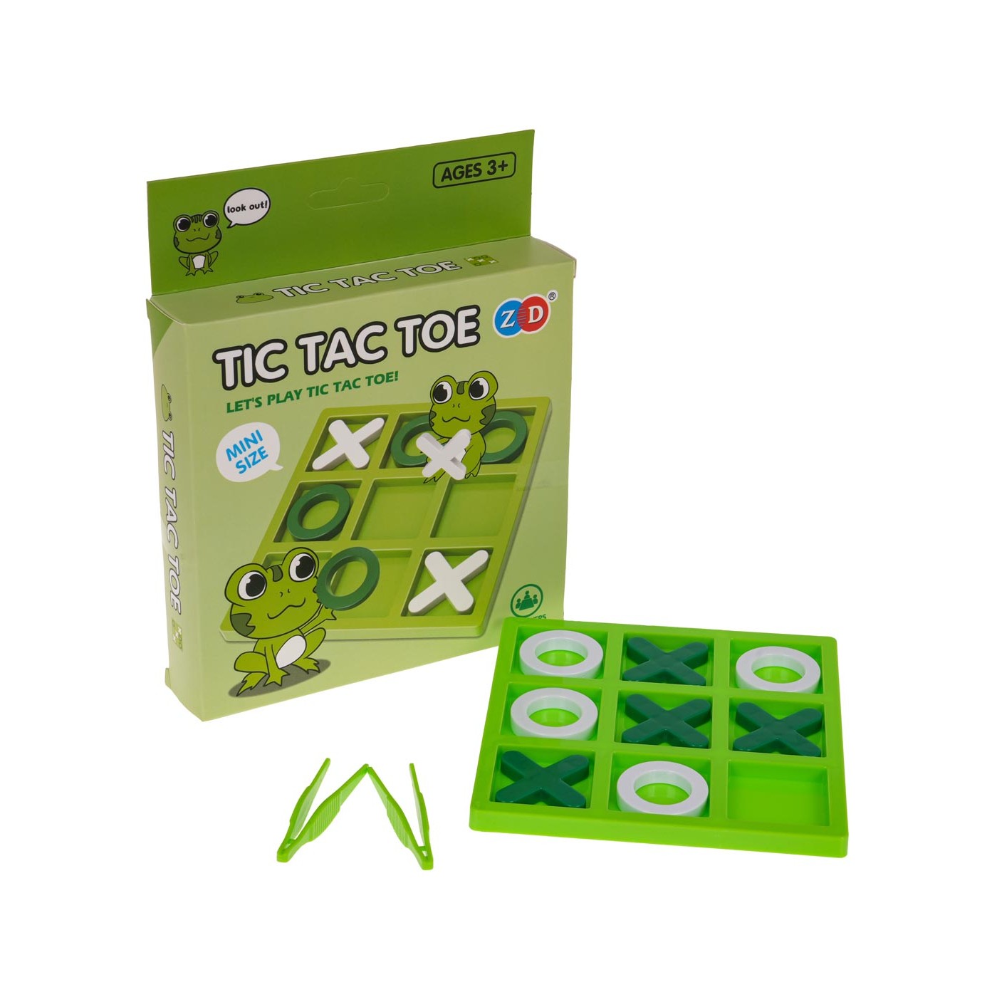 Tic Tac Toe Logická hra Verze Frog