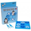 Logická hra s tučňákem tic-tac-toe MINI