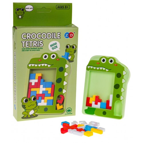 Tetris krokodýl logická hra