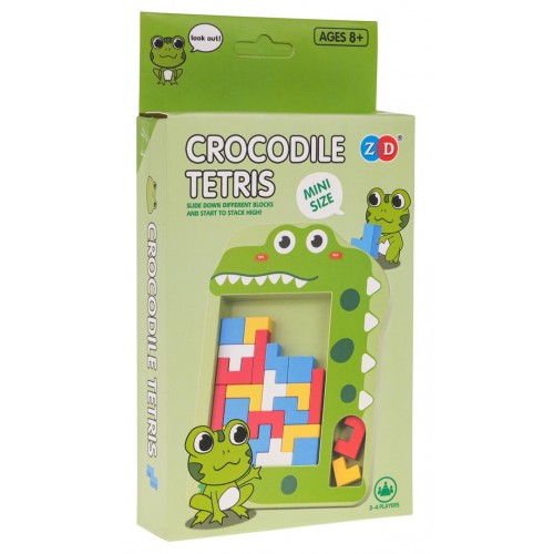 Tetris krokodýl logická hra
