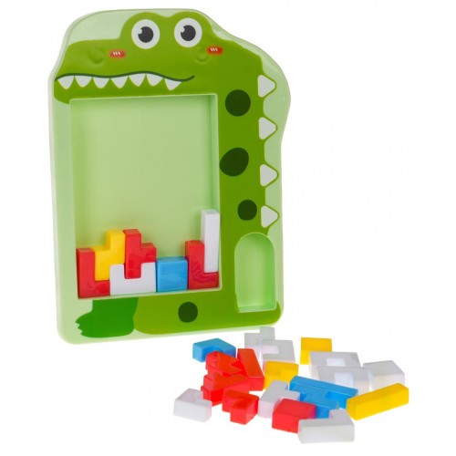 Tetris krokodýl logická hra